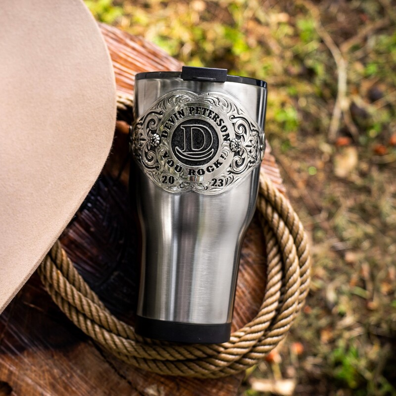 Customizable Tumbler with Personalized Image or Ranch Brand